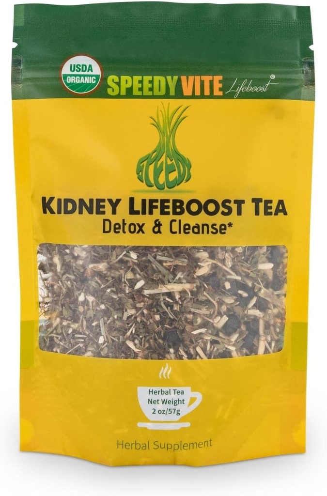 Supplemento di erbe del tè della vescica del rene - USDA Organic Cleanses & Supports Urinary Tract Health - Marshmallow Root Dandelion Leaf Goldenrod Juniper Hydrangea +Dischio naturale più