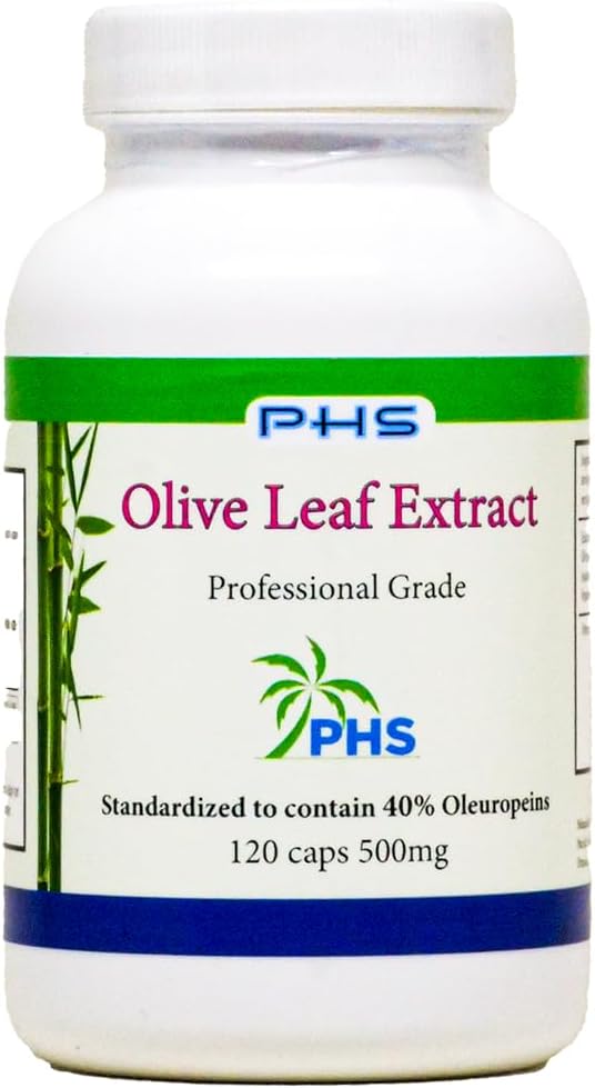 Extrait de feuille d'olive 40% Oleuropein 120 capsules