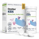 OraTicx Kids Probiotici dentali per Anti-Cavity + Teeth e Gums sani, 8 miliardi di CFU Probiotici per la salute orale, Yogurt Flavor 1-PK
