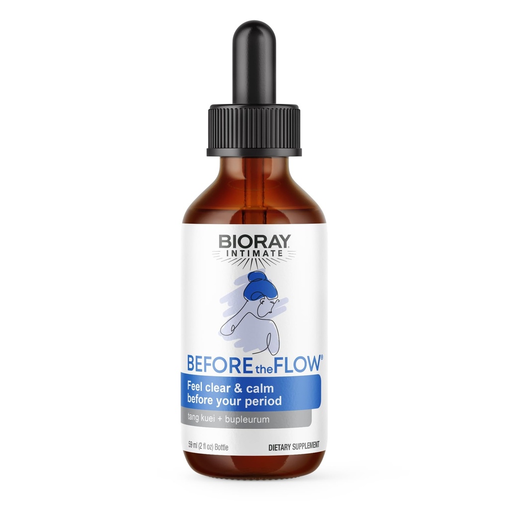 BIORAY Intime avant le débit - 2 fl oz - Diministre les symptômes normaux du SPM - Non-OGM, sans gluten