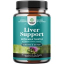 Natures Craft Liver Cleanse Detox & Repair - Herbal Liver Support Milk Thistle Supplement - Silymarin Milk Thistle Supplements mit Dandelion Root, Choline, Beetroot & Artichoke Extract - 90 Count
