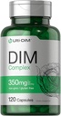 Horbäach DIM Supplement | 350mg Complex | für Damen & Herren | 120 Kapseln | Diindolylmethan | mit Broccoli & Kale | Non-GMO, Glutenfrei