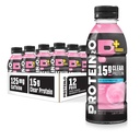 Protein2o 15g Whey Protein Isolate Hydration Drink Plus Energy & Focus, 350mg di Electrolytes, Vitamine B5 & B6, Sugar Free, Cotton Candy, 16.9 oz Bottiglia (Pack of 12)