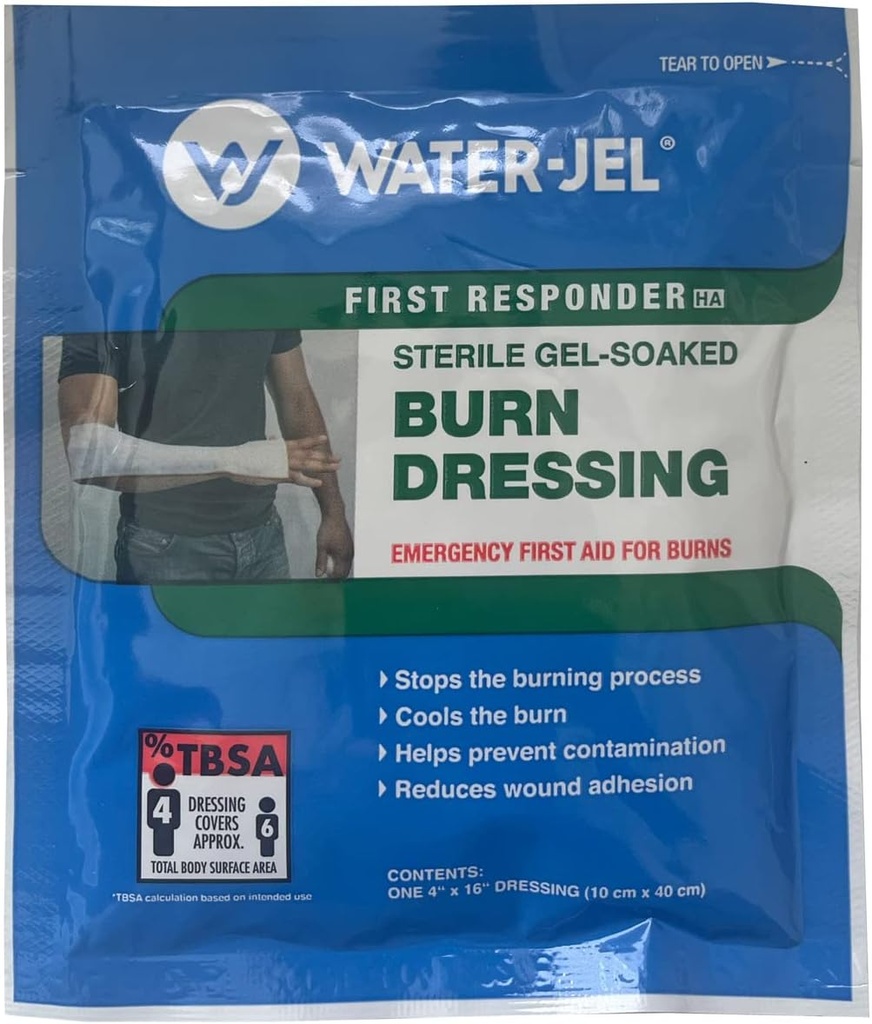 Wasser Jel Burn Dressing, Steril 4 X 16 aus Rescue Essentials