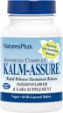 Natures Plus Kalm-Assure - 60 Tavole Bi-Layered - Supporti Rilassamento con Passionflower, GABA, Camomilla & Magnesio - Gluten Free & Vegan - 60 Serve