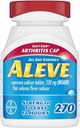 Aleve Soft Grip Arthritis Cap Tabletten, Fast Acting All Day Pain Relief für Kopfschmerzen, Muskeln Erfolge und Fever Reduktion, Naproxen Natrium Kapseln, 220 mg, 270 Count