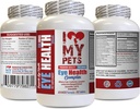 I LOVE MY PETS LLC Dog Eye Supplement - Dog Eye Health Complex - Premium Formula - Vet Recommended - Dog Lutein - 1 Bottle (60 Treats)