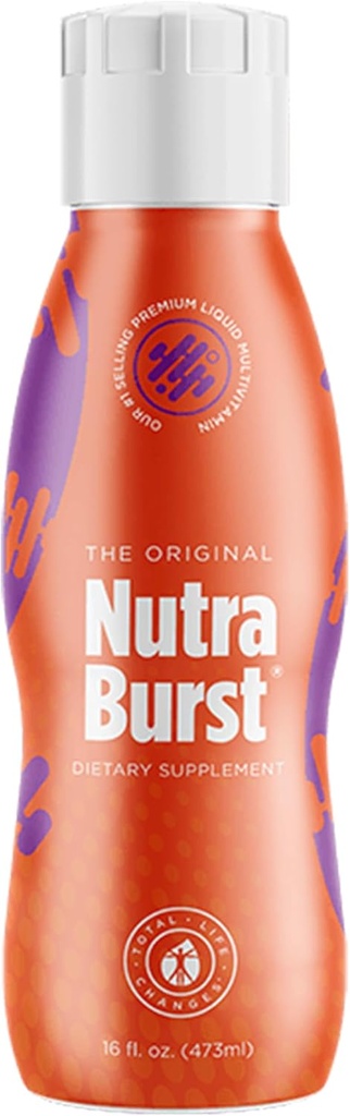 NutraBurst - Multivitamine liquide, soutien nutritionnel quotidien, emballé avec des vitamines et minéraux essentiels, 16 fl. oz