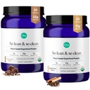 Ora Organic Vegan Protein Pulver Vanille Chai & Chocolate Bundle: 21g Pflanzenbasiertes Protein, Vanille Chai Flavor, 20 Servierungen + 22g pflanzliches Protein, Schokoladengeschmack, 20 Servierungen
