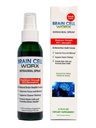 #1 Brain Health Booster in A Spray - Migliorare la messa a fuoco e la memoria - Brain Cell Worx (Sublingual), All Natural - Pure Highest Grade Ingredients Alpha GPC (Choline), Ginkgo e Resveratrol