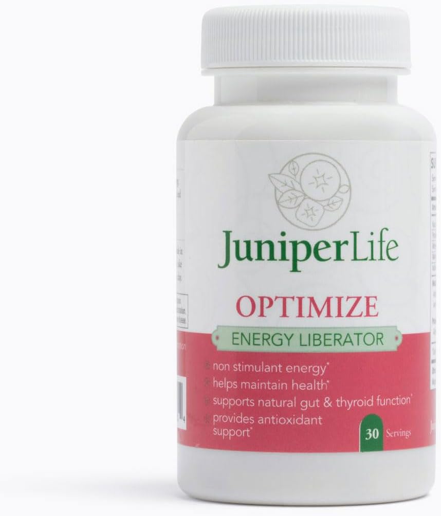 OPTIMIZE w/Berberine | Gestione dell'energia e dell'eccedenza senza stimolanti | Aiuta a sostenere i livelli normali di cardiovascolare, tiroide e colesterolo | Supporta la funzione di salute del gut sano