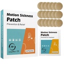 20 Count Motion Sickness-Patches - Fast Acting lindert Dizziness von Seasickness und Carsickness, Anzug für Auto und Bootsfahrten, Cruise und Flugzeug Reise-Patches
