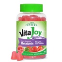 21st Century Healthcare VitaJoy Extra Strength Melatonin 10 mg Gummies, Fragola, 60 conte, Rosso, 0.43 sterline, (Pack of 1)