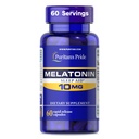 Puritan's Pride Premium Super Strength Melatonin 10mg Schlafhilfe, Nahrungsergänzung für Sound, Restauration und längere Schlafunterstützung, 2 Monate Versorgung, 60 Rapid Release Capsules