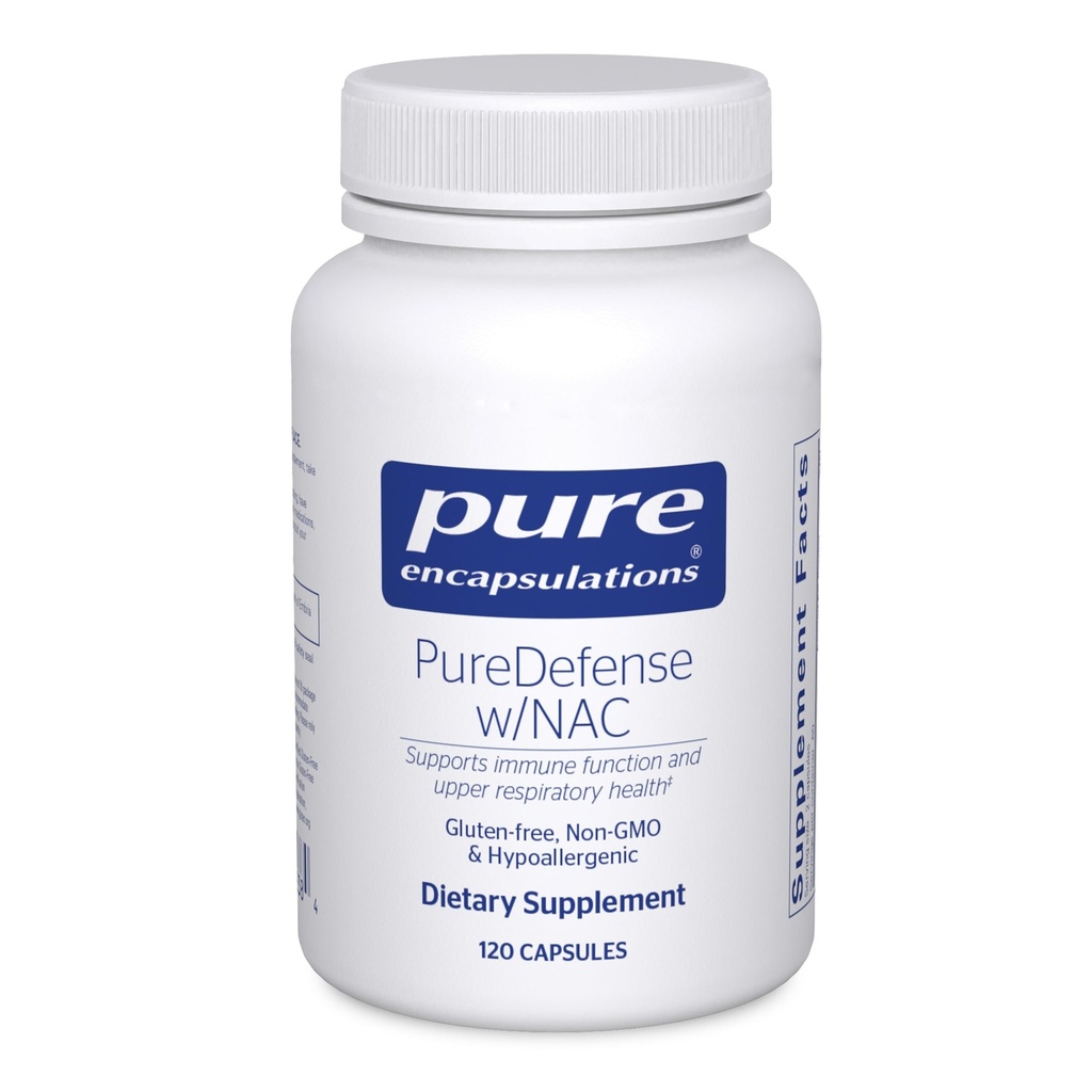 Pure Encapsulations PureDefense mit NAC | Enhances First-Line Immune Defense und Upper Respiratory Health | 120 Kapseln