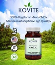Knoblauch 500 mg 100% Vegetarisch - 90 Gemüsekapseln