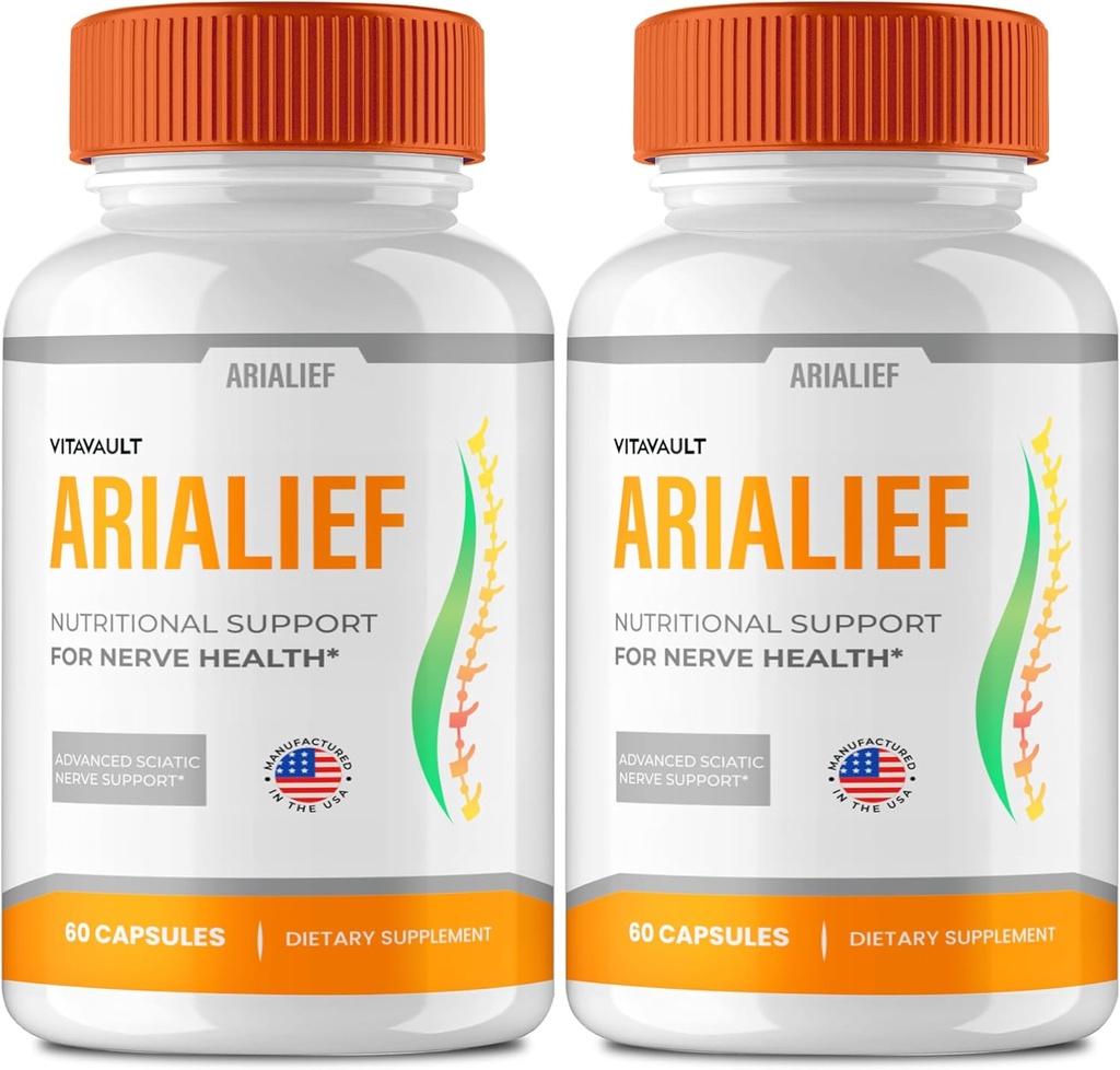 Arialief Brain Ergänzungen für Gedächtnis- und Fokuskapseln, Aria LIEF Advanced Formula Brain Health Support Pills Maximale Stärke Nootropics Arialief Alle natürlichen Support Pillen Bewertungen (2 Pack)
