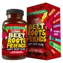 Beet Root Capsules - Zirkulation, Herz-Gesundheit Energie - w Grape Seed Extract & Ginseng 60 Count Vegan
