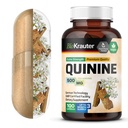 BIO KRAUTER Quinino per Gambe Capsule 500 mg - 100 Conte - Polvere di corteccia di Cinchona - Capsule Quinine - Vegan, Nessun Filler