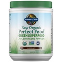 Giardino della vita Raw Organic Perfetto Cibo Verde Superfood Verde Juiced Greens Polvere - Cioccolato, 30 Serve - Non OGM, Gluten Free, Vegan Integratore alimentare Intero, Plus Probiotici & Enzimi
