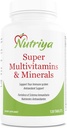 Nutriya Super Multivitamine und Mineralien -für Frauen und Männer - Mehr als 70 Vitamine, Mineralien, Antioxidantien, Aminosäure -Supports Cellular Energy Production und Immunsystem Health