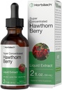 Horbäach Hawthorn Berry Extract | 2 fl oz | Alkoholfreie flüssige Tinktur | Vegetarische Ergänzung, Non-GMO, Glutenfrei