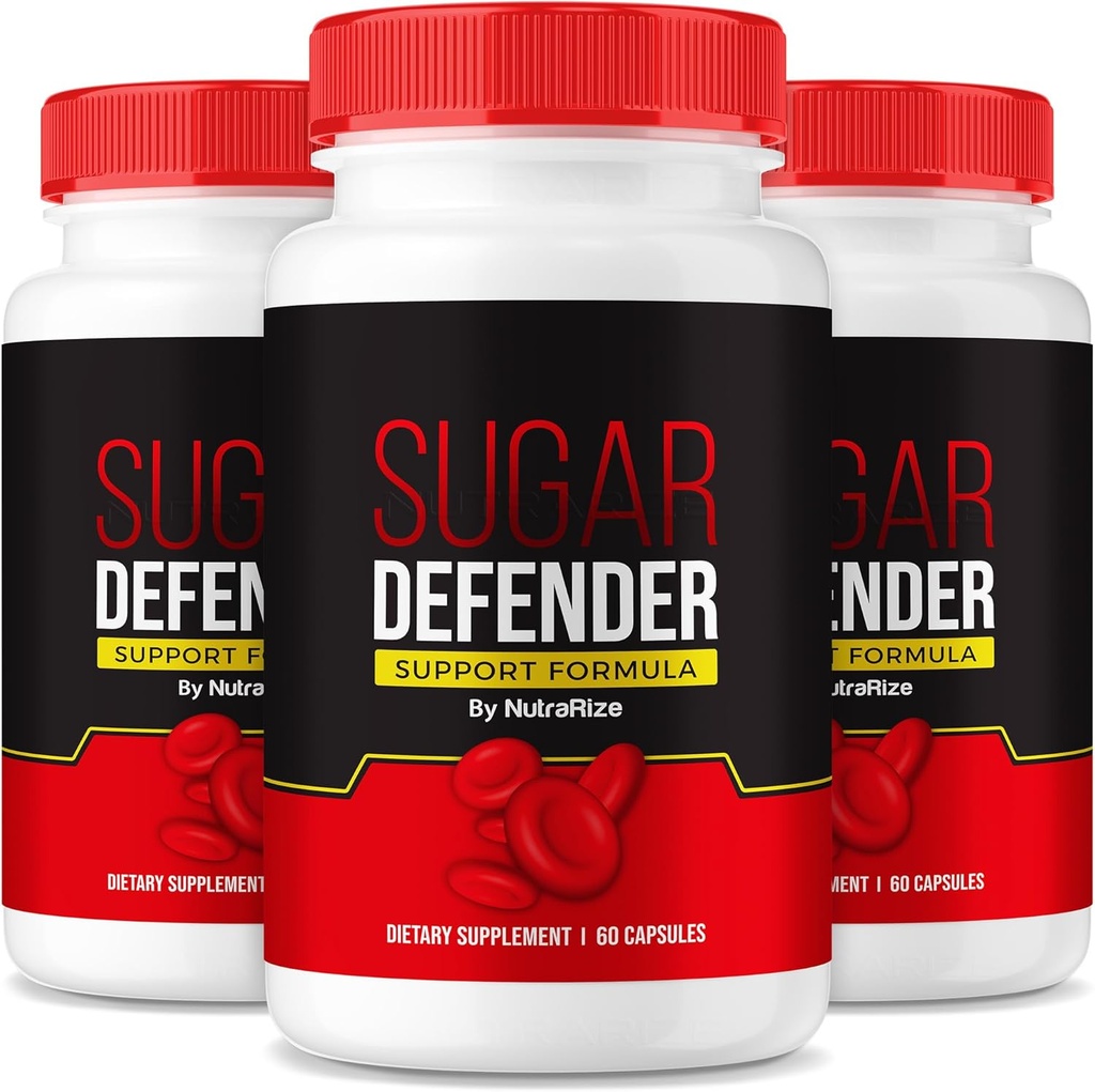 NutraRize (Pack of 3 Sugar Defender Supplement to Maintain Healthy Levels, Sugar Defense 24 All-Natural Dietary Pills, Advanced Support Formula for Wellness, Recensioni (180 Capsules)