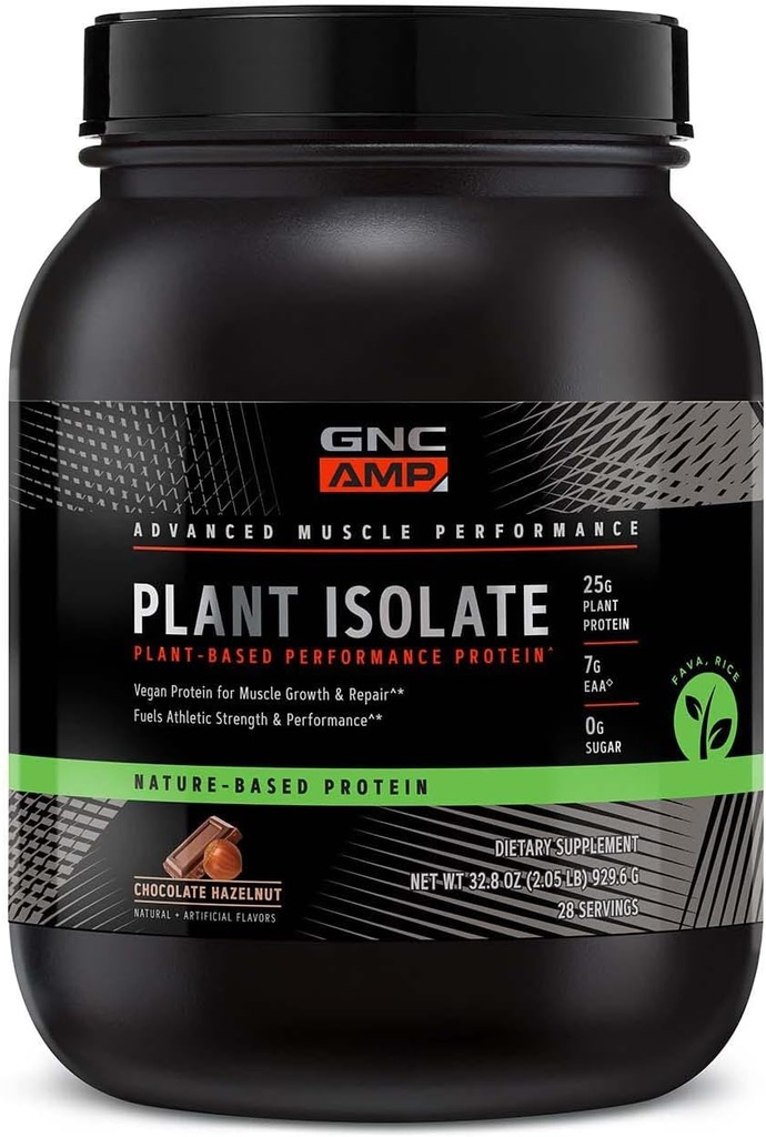 GNC AMP Plant Isolate Protein - Chocolate Hazelnut (28 Servierungen)