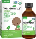 Wellenments Organic Daytime Baby Cough Syrup | Beruhigt Freizeit Husten aufgrund trockener Bedrohung* | 2 Fl Oz, 4 Monate +