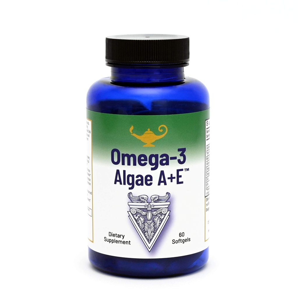 RnA ReSet Omega-3 Algae A+E – Pflanzenbasierte DHA & EPA mit Vitaminen A und E, Fish Oil Alternative (60 Softgels)