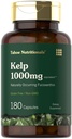 Tahoe Nutritionals Capsules de supplément Kelp $ 1000mg $ 180 Count $ Non-OGM & Extrait sans gluten