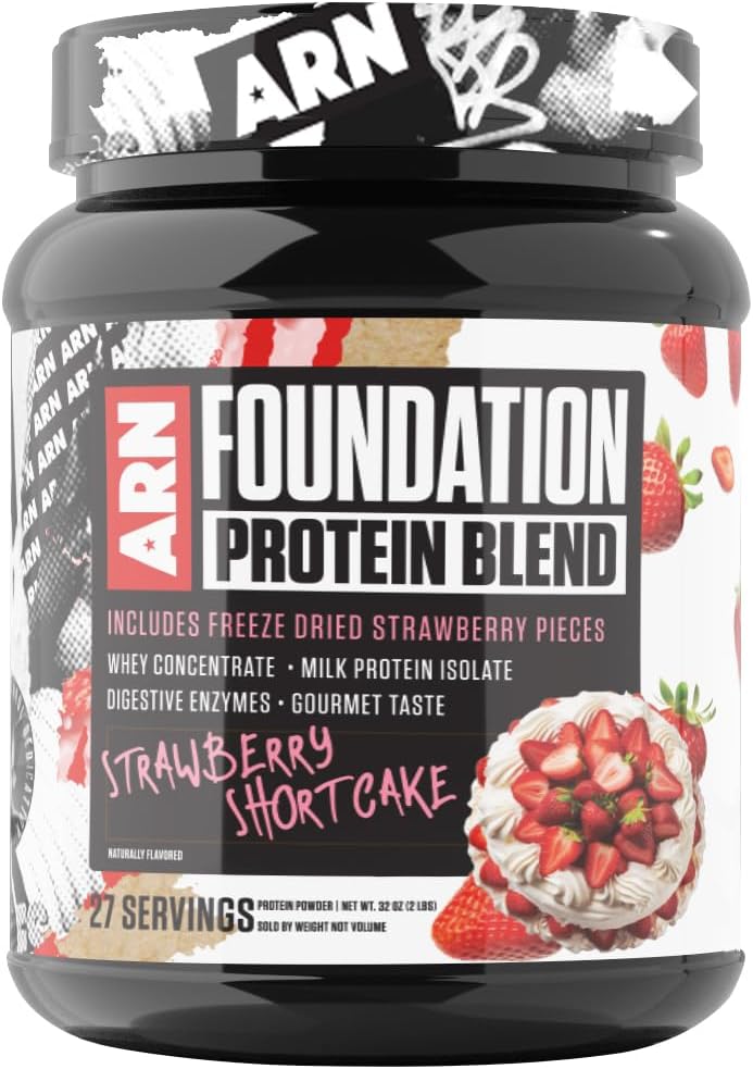 Arms Race Nutrition | ARN | Foundation Protein Blend (2 Pfund, Erdbeer Shortcake)