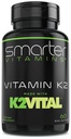 Smarter Vitamin K2 MK7 100mcg, Hergestellt mit K2VITAL und Kale, 60 Liquid Softgels