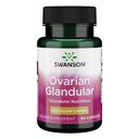 Swanson Ovarian Glandular Supplement - Women's Glandular Health and Balance Support - Premium Bovine Tissue - 60 Kapseln, 250mg Jeder
