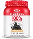 BIOSTEEL 100% poudre de protéines de lactosérum - Cookies et crème, 14 portions, 24g de protéines, protéines de lactosérum pour les athlètes pro, sans sucre, sans rBGH, sans OGM, récupération améliorée et construction musculaire