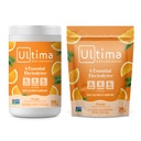 Ultima Replenisher Electrolyte Powder Drink Mix Bundle – Sugar Free – Arancione, 90 Canister e 20 Stickpacks – 6 Elettroliti e Minerali – Keto Friendly, Vegan, Non OGM