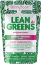 SkinnyBoost - Lean Greens & Super Food Powder - Ultimate Power Blend with Green Tea, Mushroom Blend, Ashwagandha, Spirulina Algae & Wholefoods - Détox naturel et énergie propre - 30 portions -12 Oz