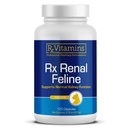 Rx Vitamins Renal Feline - Supporto renale del gatto con il cardo del latte per i gatti - Anti infiammatorio per i gatti - Boosts Cat Antiossidant Health & Cat Liver Support - Gatto Immune Booster - 120 Capsule