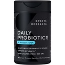 Ricerca sportiva Probiotici giornalieri con Prebiotici, 60 miliardi di CFU - Capsule vegani per Gut Health & Digestive Support, Probiotici per Donne & Uomini - Non OGM Verified & Gluten Free - 30 Count