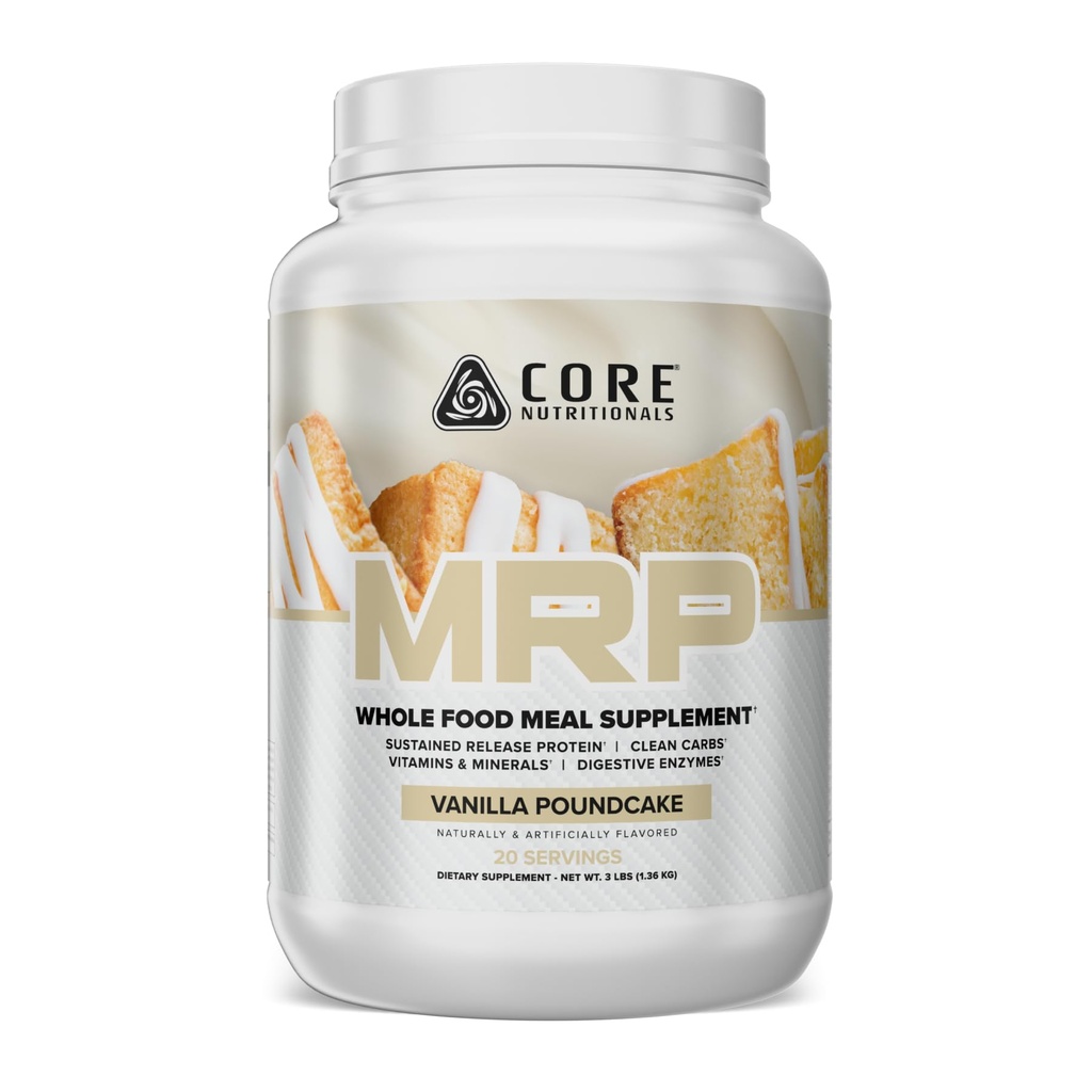Nutrizioni Nutrizioni Nutrizionali MRP Full Spectrum Meal Sostituzione | Whey Protein Blend + Low Glycemic Carb Blend | 27g Protein | 3 Pound (Vanilla Poundcake)