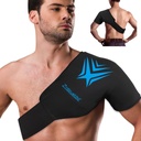 Spalla Ice Pack Rotator Cuff Cold Therapy Flessibile Riutilizzabile Gel Ice Pack Cold Compression Wrap per lesioni Dolore & Tendonitis, Recupero Dopo la chirurgia delle spalle, Gonfiore(nero)