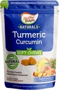 Gesunde Delights Natürliche, Kurkuma Weichkäse, fördert gesunde Entzündungsreaktion, leckere tropische Frucht Geschmack, 30 Count