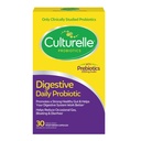Culturelle Daily Probiotic Capsules for Men & Women, Most Clinical Studyd Probiotic Strain, Digestive & Gut Health, Unterstützt Okzial Durchfall, Gas & Bloating, 1 Monat Versorgung, 30 CT
