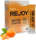 Rejoy – Elektrolyt-Pulver-Packets, 10 Sticks – Hydration Drink Mix Supplement – Sugar Free, Keto und Paleo Friendly, Vegan, Non-GMO, Easy Open Single-Serving Stick (Tangerine)