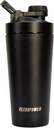 Bottiglia di Shaker in acciaio inossidabile CleanPower | Perfetto per scuotere proteiche, pre-allenamento, smooti, caffè, ecc | Odor-Resistant | BPA Free Lid (Matte Black)
