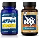 SUPER BETA PROSTATE Advanced Prostate Support und Ageless Male Max Nitric Oxid Booster für Männer