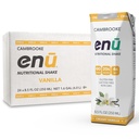 ENU Nutrition Shakes - 20g Protein | 400 Calorie - Meal Sostituzione per il guadagno di peso (Vanilla, Confezione da 24)
