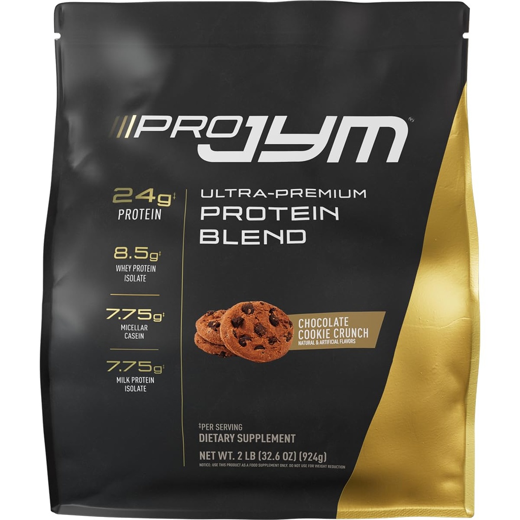 Supplément JYM Science Pro JYM Chocolate Cookie Crunch Protein Powder - Whey Protein Isolates, caséine et protéines du lait, Lean Muscle Building pour les hommes et les femmes, 22 portions