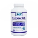 Serracor-NK – 300 vegetarische Kapseln – Kreislauf- und Respiratorische Unterstützung – Natürliche systemische Enzyme Formel – Enthält säurebeständige Serrapeptase & Säurebeständige Nattokinase