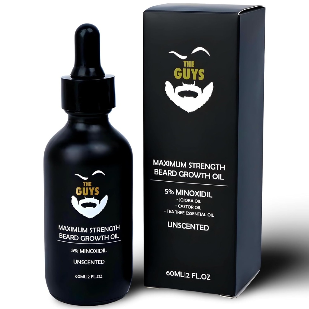 5% Minoxidil Bart Wachstum Öl, 2 Unze